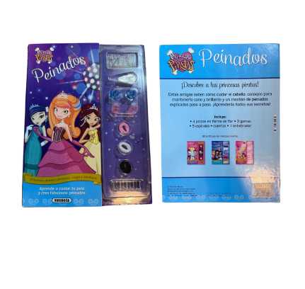 Książka po hiszpańsku dla dzieci „Peinados – Princesas Piratas”