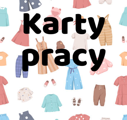 Ubrania po hiszpańsku -Karty Pracy