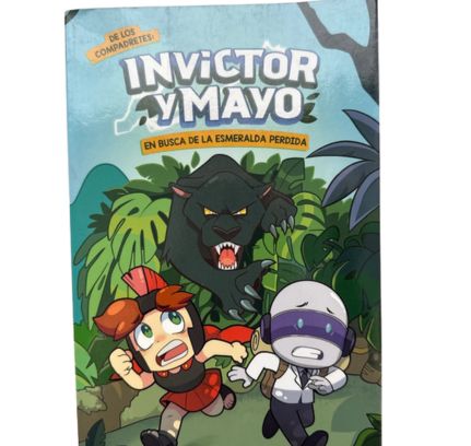 Invictor y Mayo - en busca de la esmeralda perdida - ksiązka, hiszpański