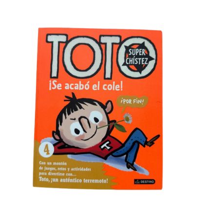 Toto, se acabó el cole, książka komiks, hiszpański
