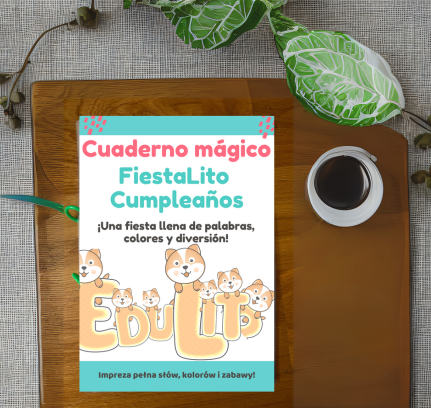 Cuaderno mágico - temat urodzin po hiszpańsku