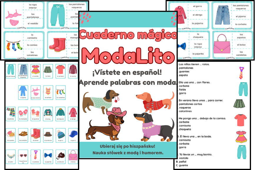 Cuaderno mágico - temat mody i ubrań