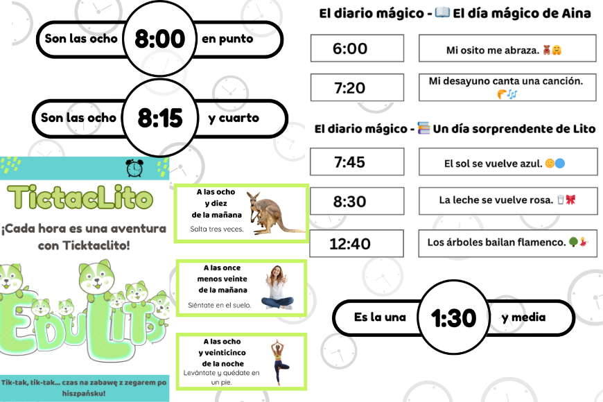 Pakiet TictacLito – Czas na zabawę z zegarem po hiszpańsku!