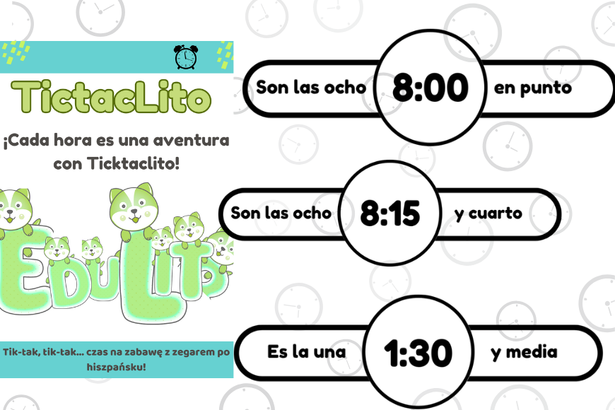 Godziny - fiszki (zegarki)