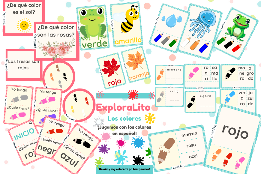 Kolory – Pakiet Gier i Zabaw do Nauki 