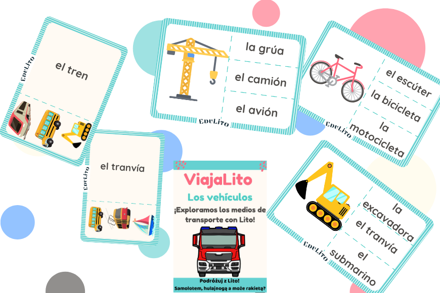 Transport po hiszpańsku – quizy i pytania (2 wersje)