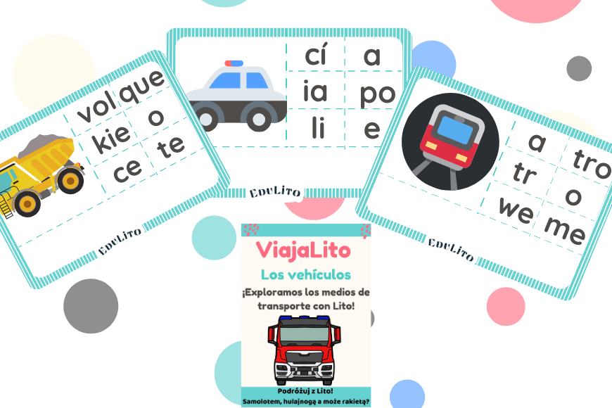 Transport po hiszpańsku – układanie sylab i pisanie nazw