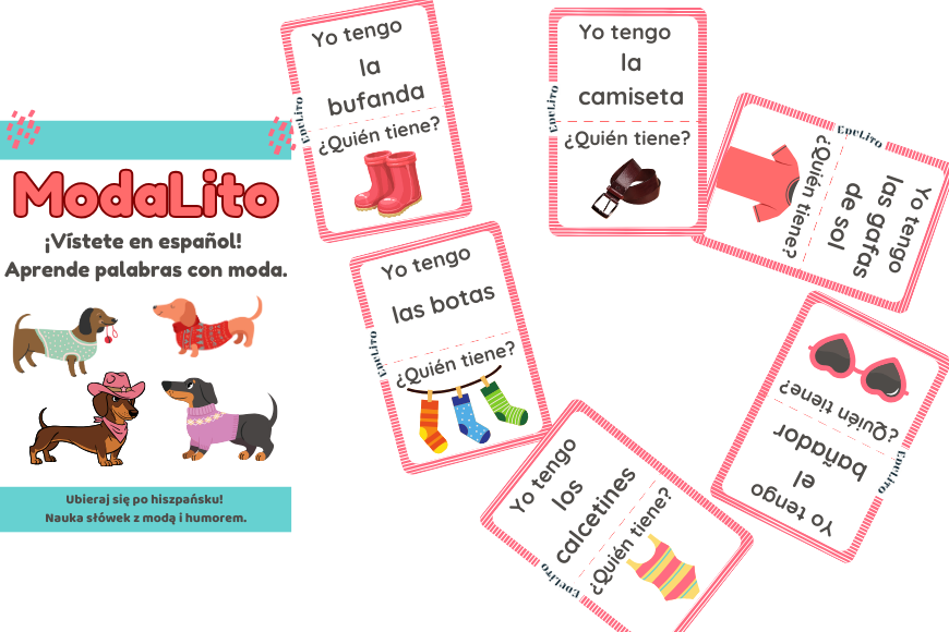 Ubrania - gra "Ja mam... kto ma?" (3 wersje)