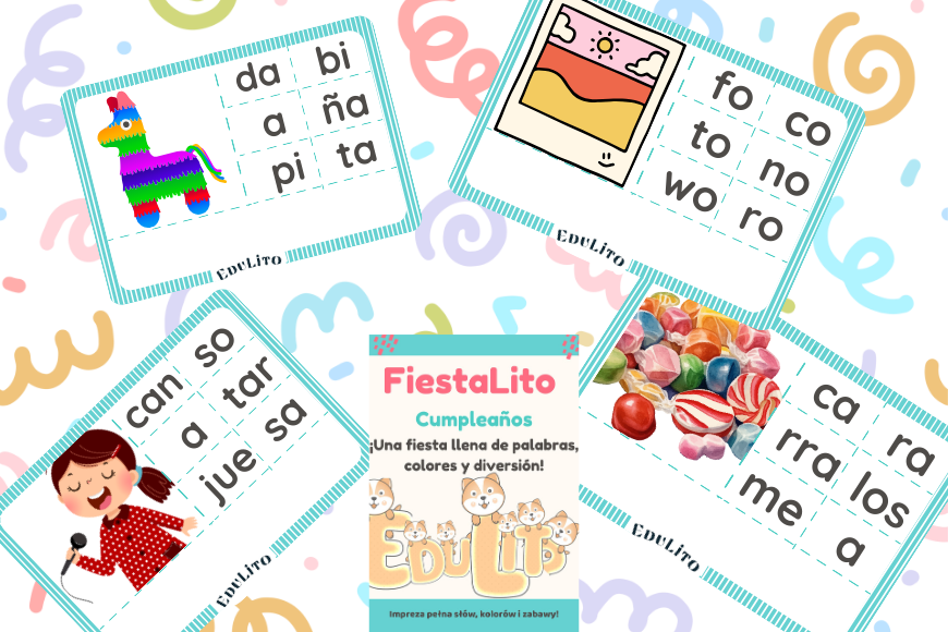 Urodziny po hiszpańsku – układanie sylab i pisanie słów