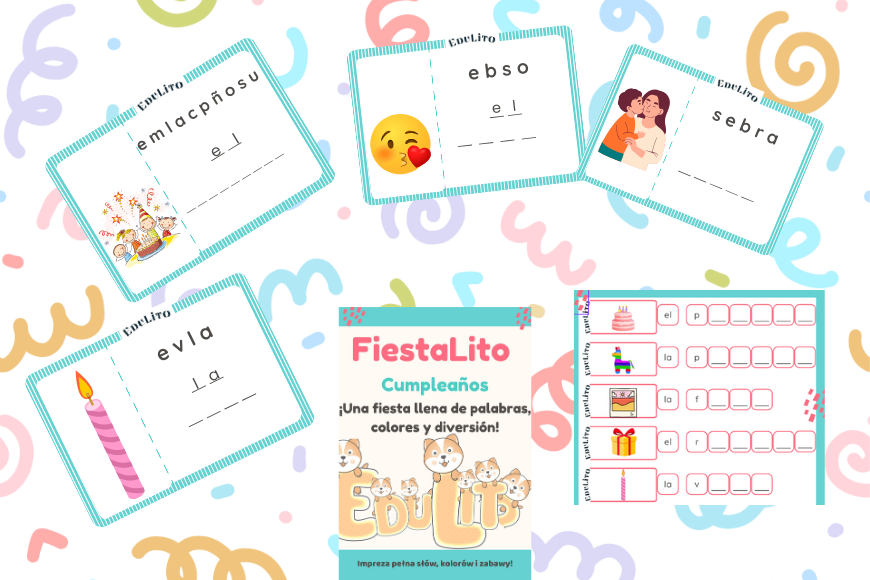 Urodziny po hiszpańsku – zabawy w literowanie