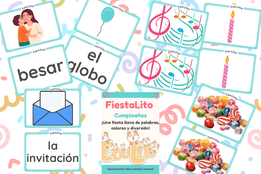 Urodziny po hiszpańsku – Gra "Memory" (2 wersje)