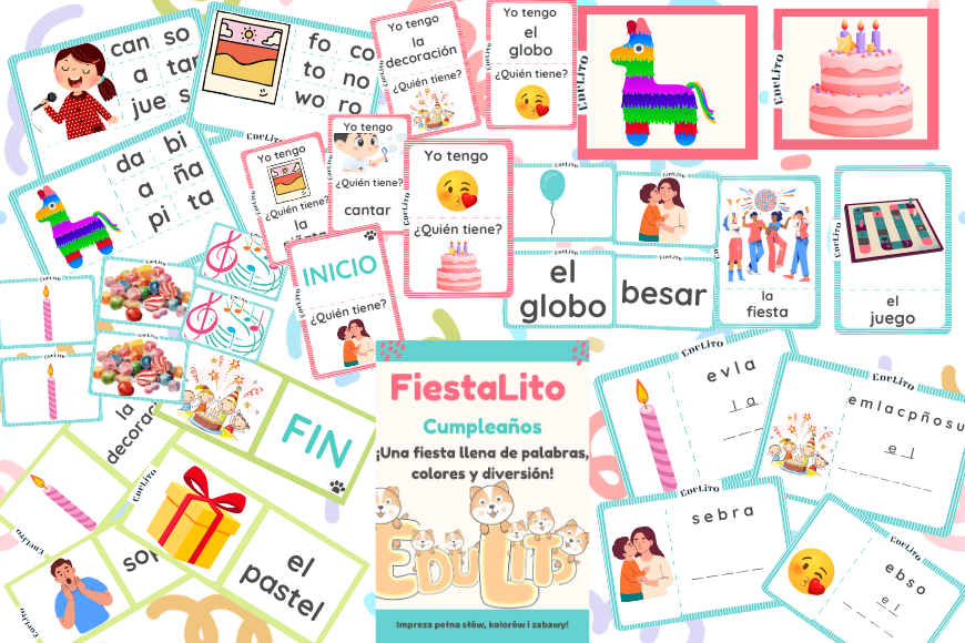 Urodziny – Pakiet Gier i Zabaw do Nauki 