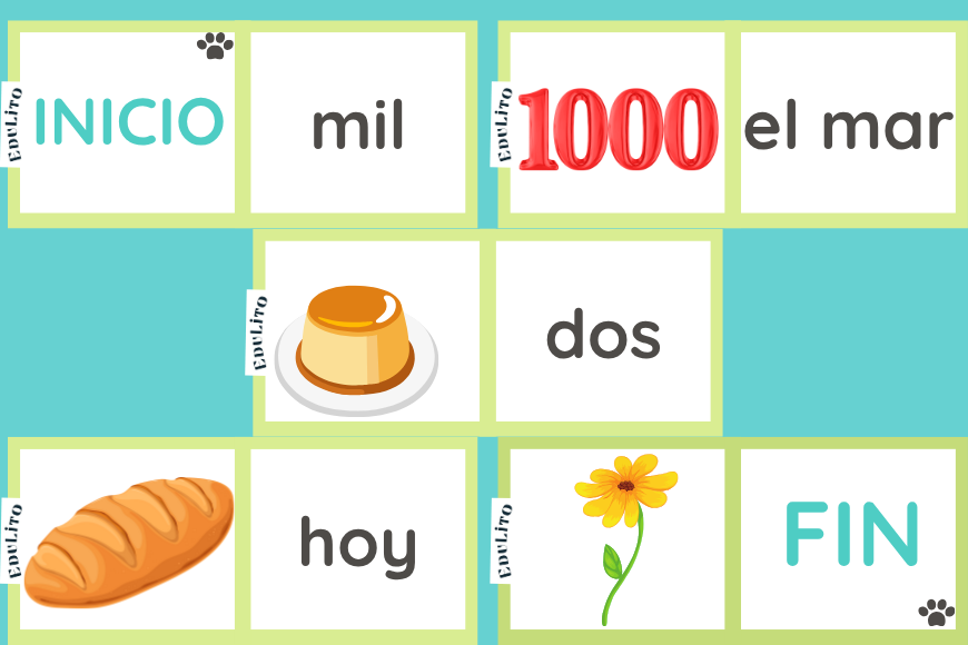 Wyrazy jednosylabowe - gra domino (2 wersje)